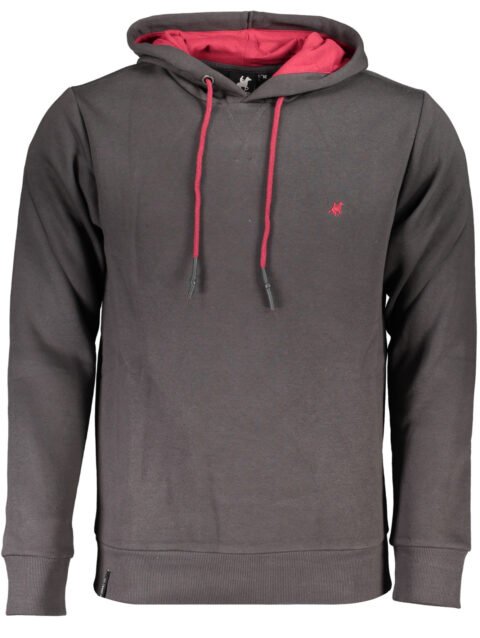 US GRAND POLO MEN'S GRAY ZIPLESS SWEATSHIRT