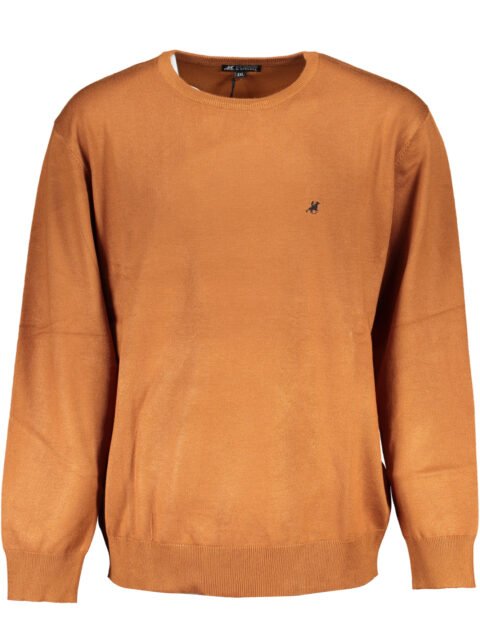US GRAND POLO MEN'S BROWN SWEATER