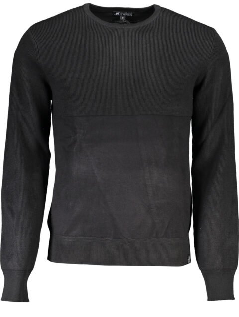 US GRAND POLO MEN'S BLACK SWEATER