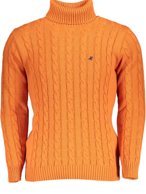 US GRAND POLO MEN'S ORANGE SWEATER