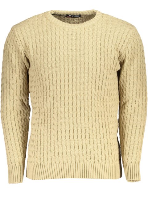 US GRAND POLO MEN'S BEIGE SWEATER