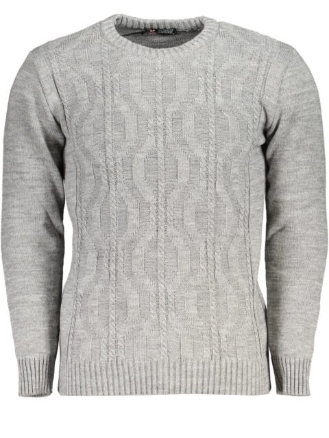 US GRAND POLO MEN'S GRAY SWEATER
