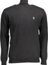 US MEN'S BLACK POLO SHIRT