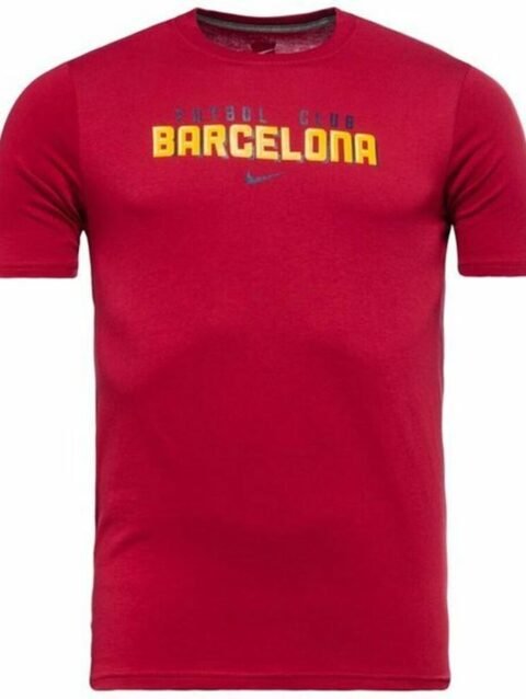 Child's Short Sleeve T-Shirt Nike FC Barcelona Club Red