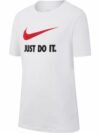 Child's Short Sleeve T-Shirt Nike Sportswear White
