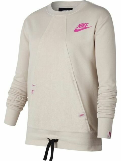 Hoodless Sweatshirt for Girls Nike Heritage Beige