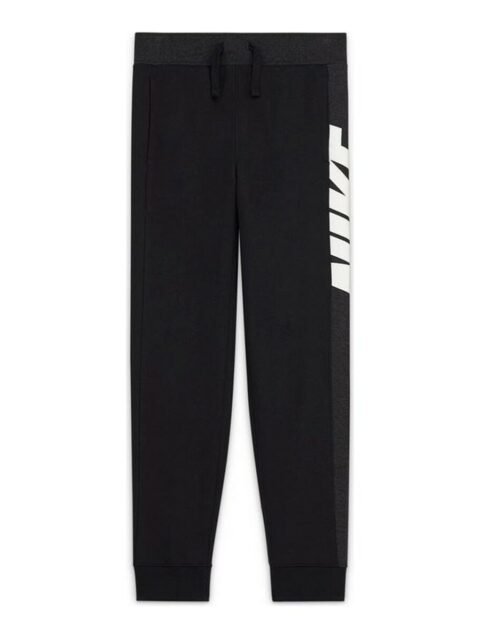 Children's Tracksuit Bottoms Nike Fleece Black