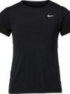 Child's Short Sleeve T-Shirt Nike Pro Black 92 % Polyester 8 % Spandex