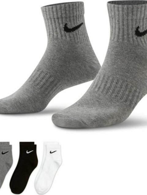 Sports Socks Nike Everyday Lightweight Grey 3 pairs