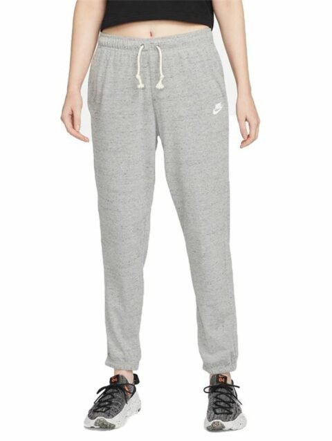 Long Sports Trousers Nike Sportswear Gym Vintage Grey Lady