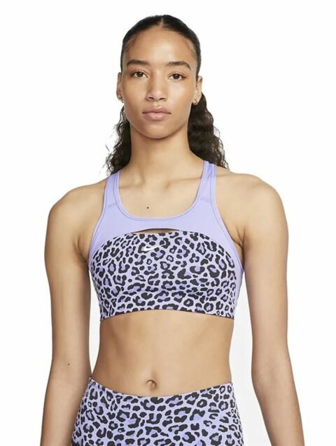 Sports Bra Nike Dri-FIT Swoosh Blue