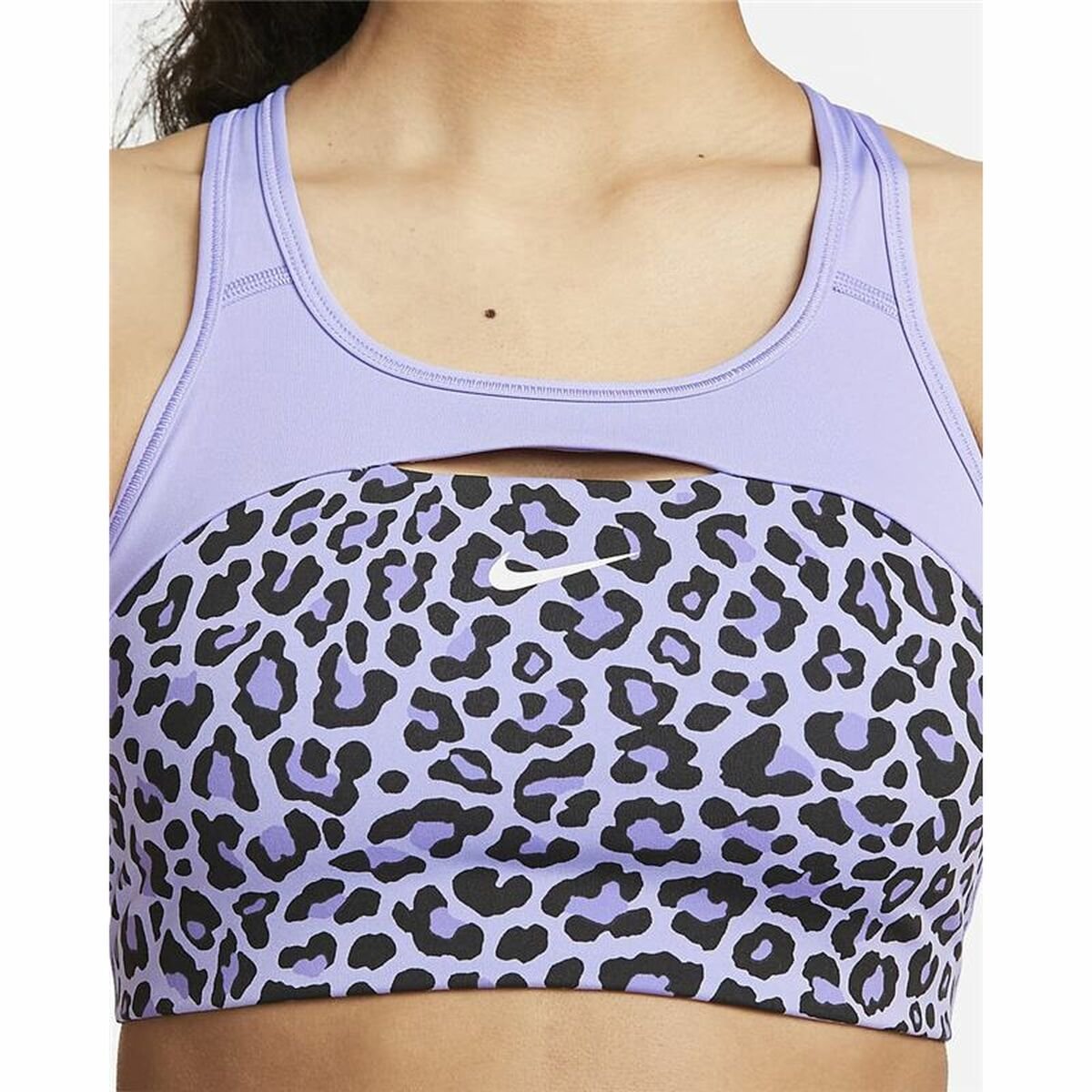 Sports Bra Nike Dri-FIT Swoosh Blue - Image 5