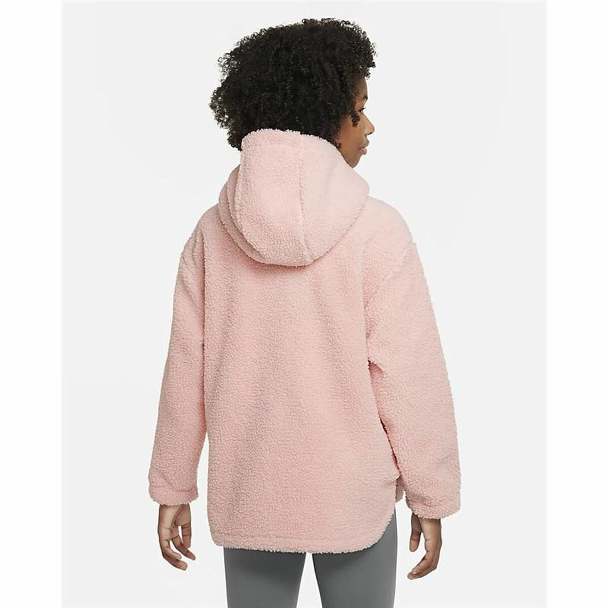 Children’s Sweatshirt Nike Therma-FIT Icon Clash Pink - Image 9
