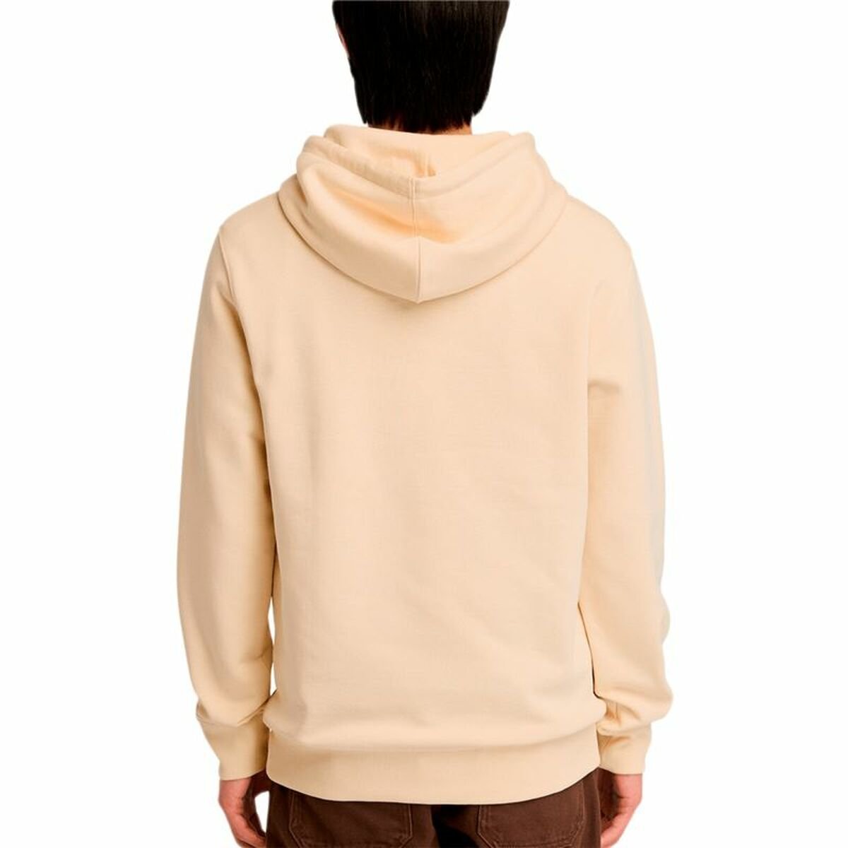 Men’s Hoodie Timberland Kennebec River Linear Logo Beige - Image 3