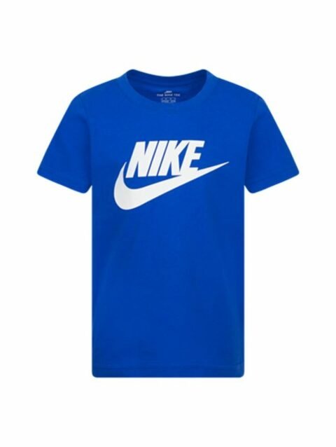 Child's Short Sleeve T-Shirt Nike Sportswear Futura Blue