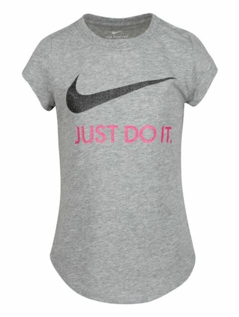 Child's Short Sleeve T-Shirt Nike  Swoosh JDI Grey