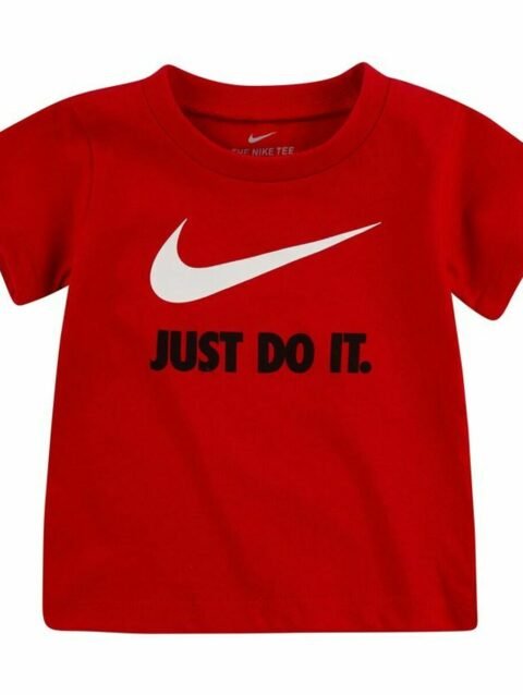 Child's Short Sleeve T-Shirt Nike Red