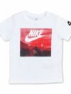 Child's Short Sleeve T-Shirt Nike Air View White