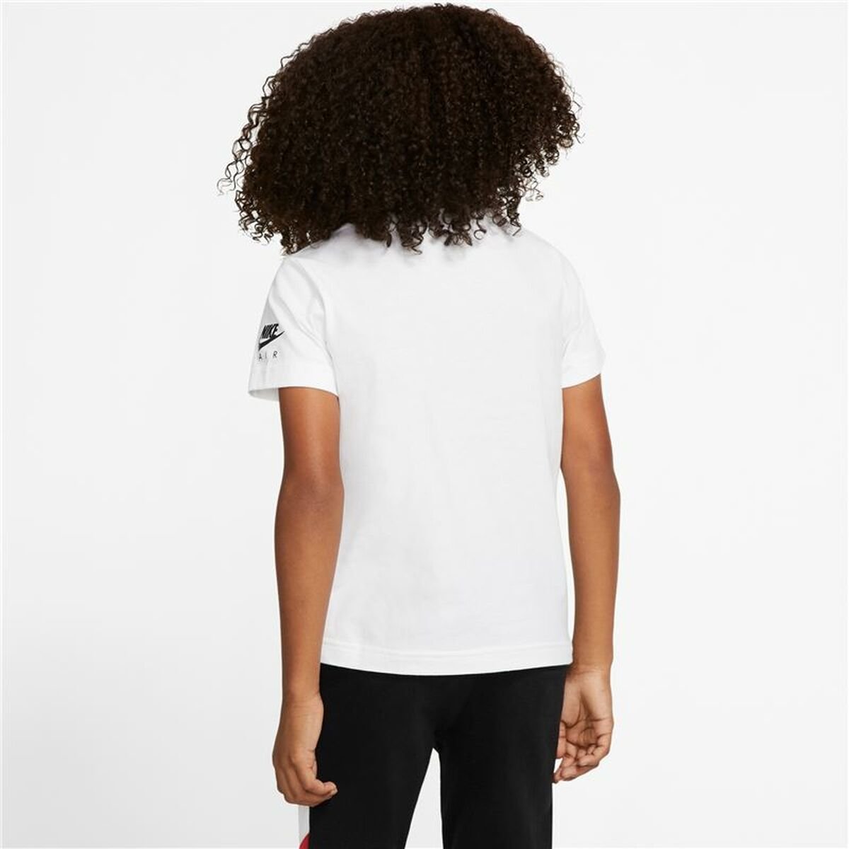 Child's Short Sleeve T-Shirt Nike Air View White - Image 3