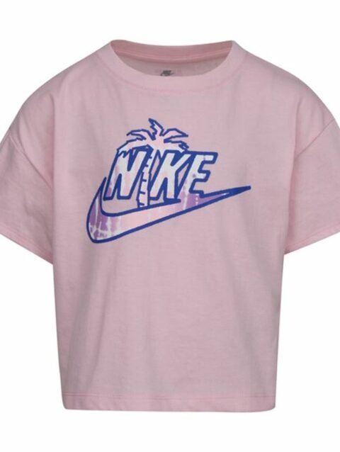 Child's Short Sleeve T-Shirt Nike Knit  Pink