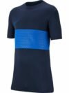 Child's Short Sleeve T-Shirt Nike Dri-FIT Academy Blue