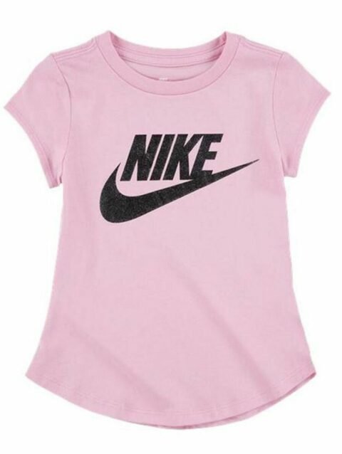 Child's Short Sleeve T-Shirt Nike Futura SS Pink
