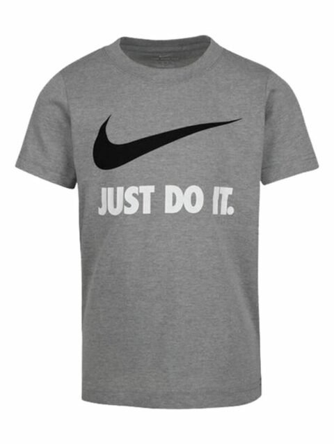 Child's Short Sleeve T-Shirt Nike NKB Swoosh Dark grey