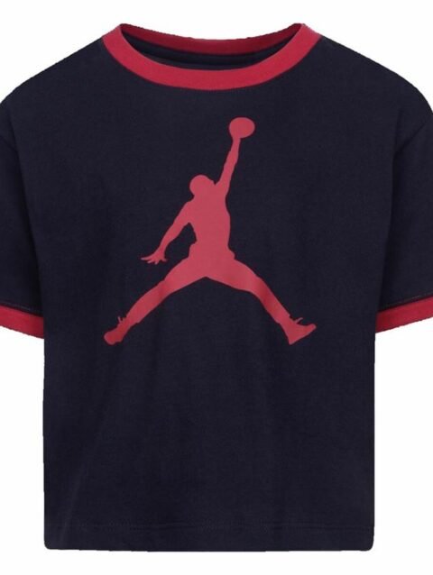 Child's Short Sleeve T-Shirt Nike Essentials Black