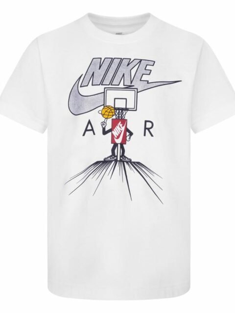 Child's Short Sleeve T-Shirt Nike Icons Of Play White