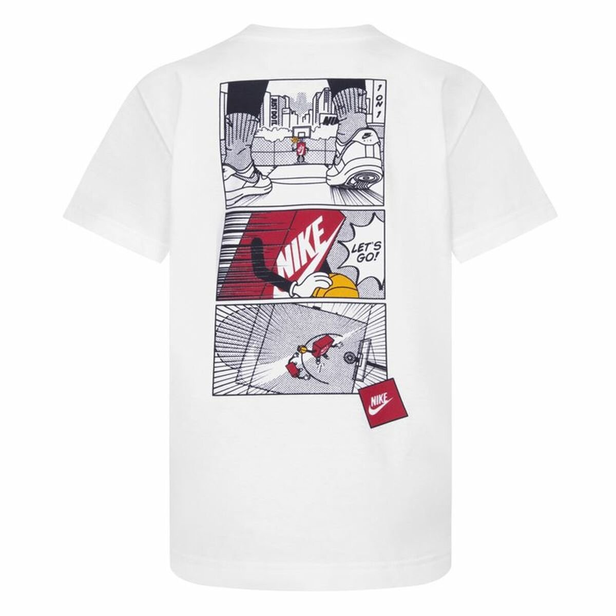 Child's Short Sleeve T-Shirt Nike Icons Of Play White - Image 3