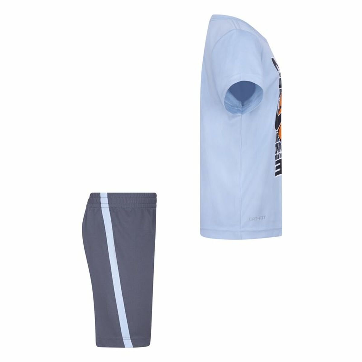 Children's Sports Outfit Nike Df Icon Grey Multicolour 2 Pieces - Image 3