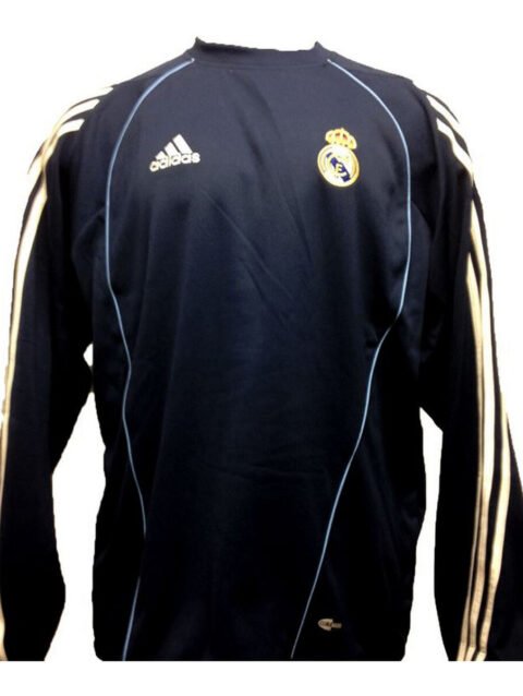 Men’s Sweatshirt without Hood Adidas Real Madrid CF Blue Football