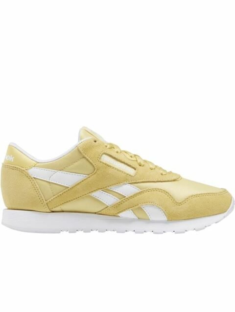 Sports Trainers for Women Reebok Classic Nylon Yellow