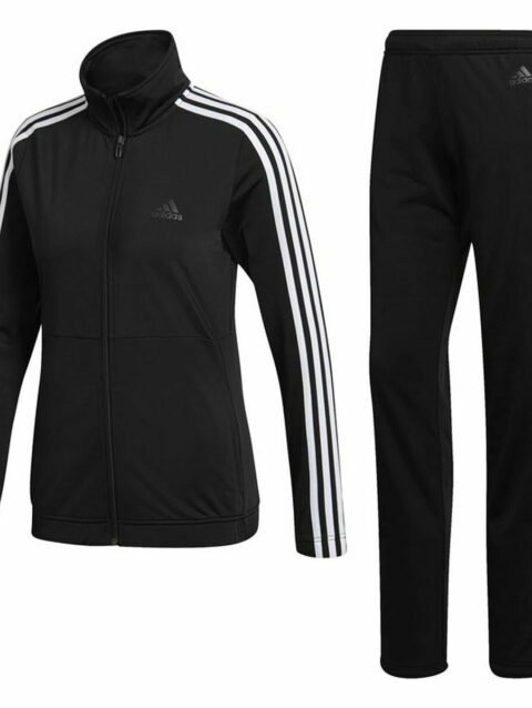 Women's Tracksuit Adidas Three Stripes Black