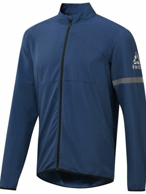 Men's Sports Jacket Reebok Run Woven Dark blue