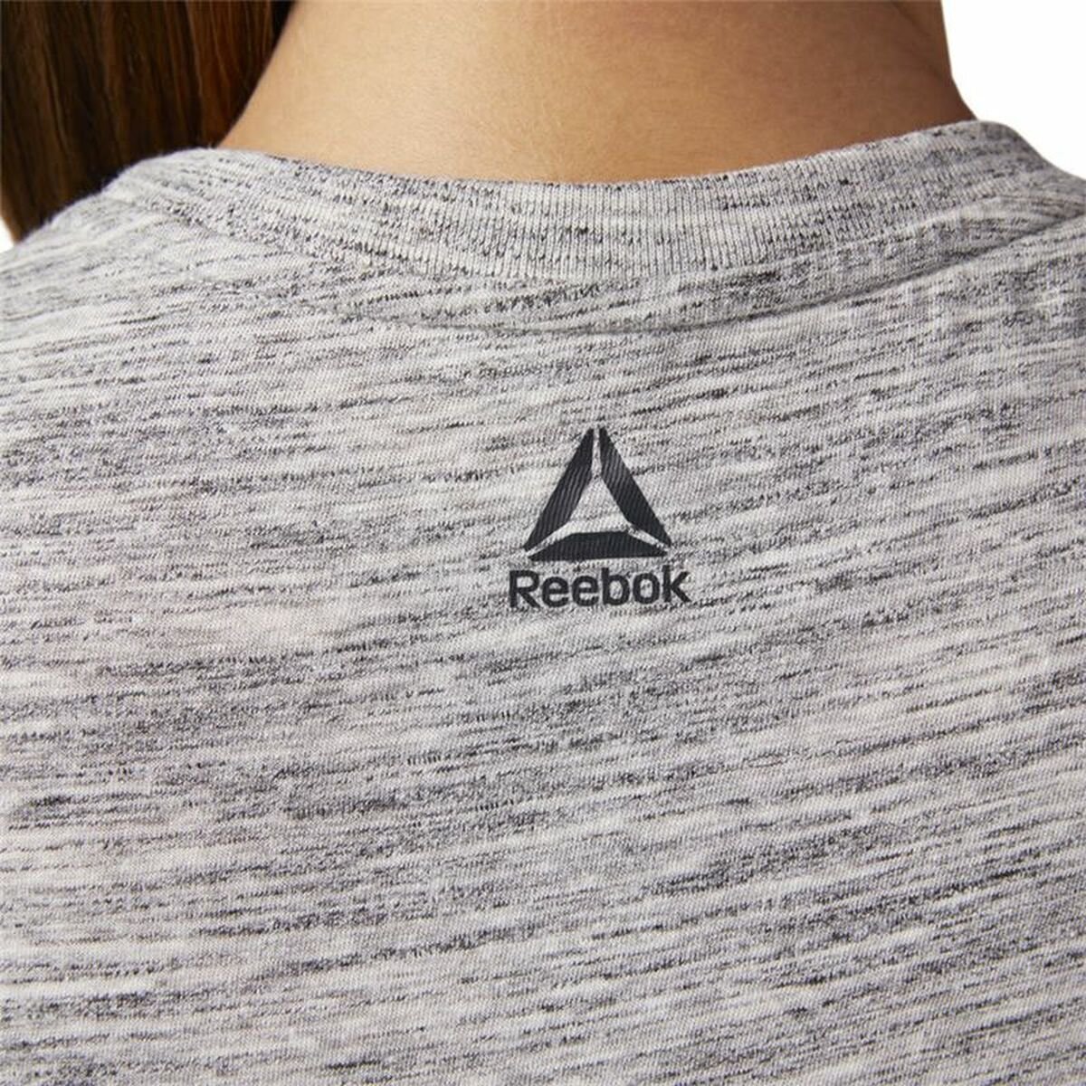 Tank Top Women Reebok Marble Muscle Light grey - Image 8