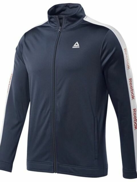 Men's Sports Jacket Reebok Essentials Linear Logo Dark blue