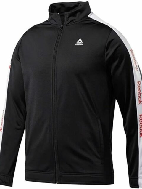 Men's Sports Jacket Reebok Essentials Linear Logo Black