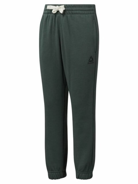 Children's Tracksuit Bottoms Reebok Essentials French Terry Olive