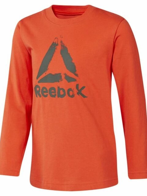 Children’s Long Sleeve T-Shirt Reebok Boys Training Essentials Orange