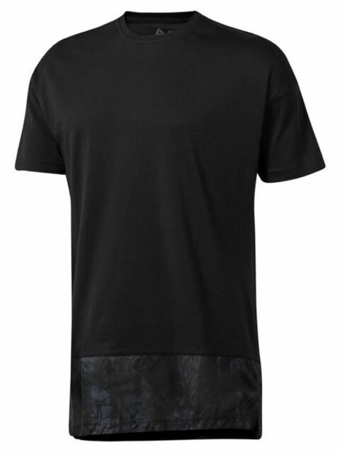Men’s Short Sleeve T-Shirt Reebok Black