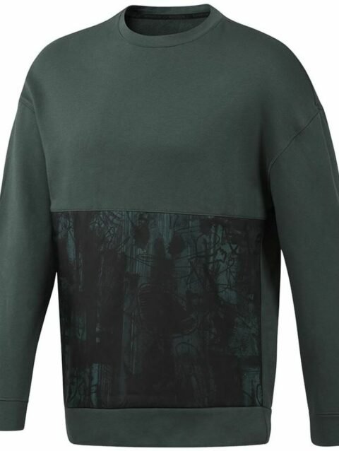 Men’s Sweatshirt without Hood Reebok Green