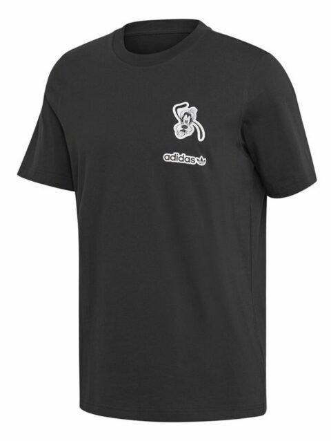 Men’s Short Sleeve T-Shirt Adidas Goofy Black