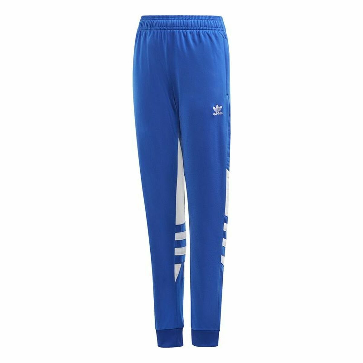 Adult Trousers Adidas Trefoil Blue Unisex - Image 3