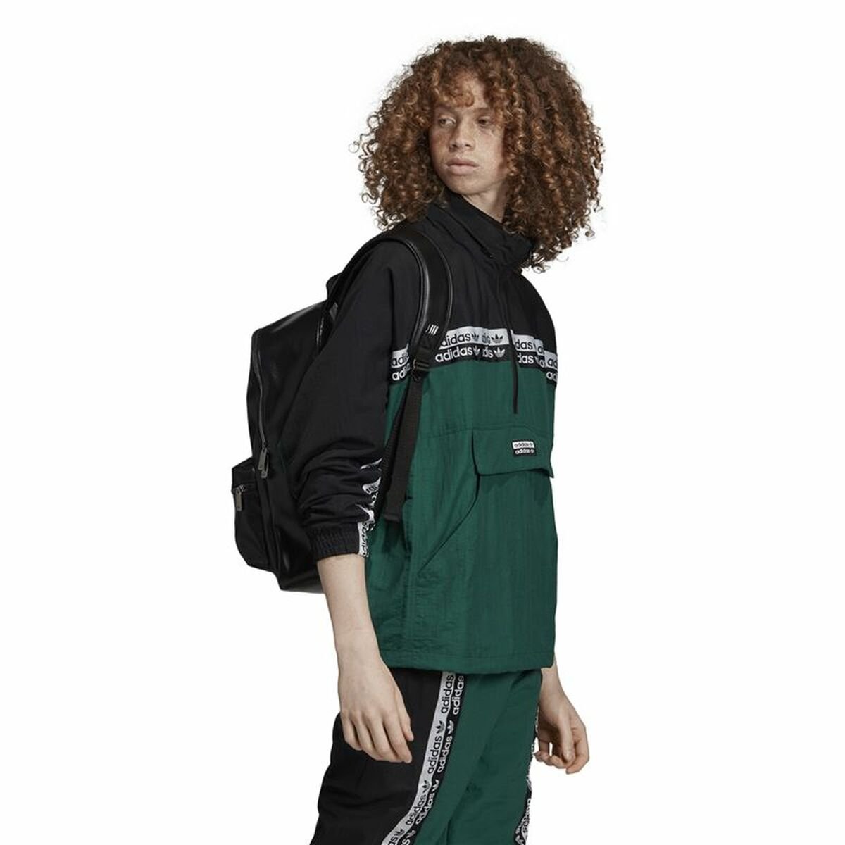 Men's Sports Jacket Adidas Originals R.Y.V. BLKD 2.0 Track Dark green - Image 9