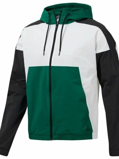 Men's Sports Jacket Reebok Meet You There Woven Green