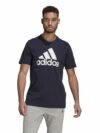 Men’s Short Sleeve T-Shirt  Essentials Big Logo  Adidas Legend Ink  Blue
