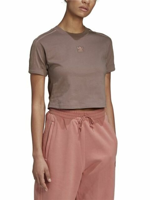 Women’s Short Sleeve T-Shirt Adidas Brown