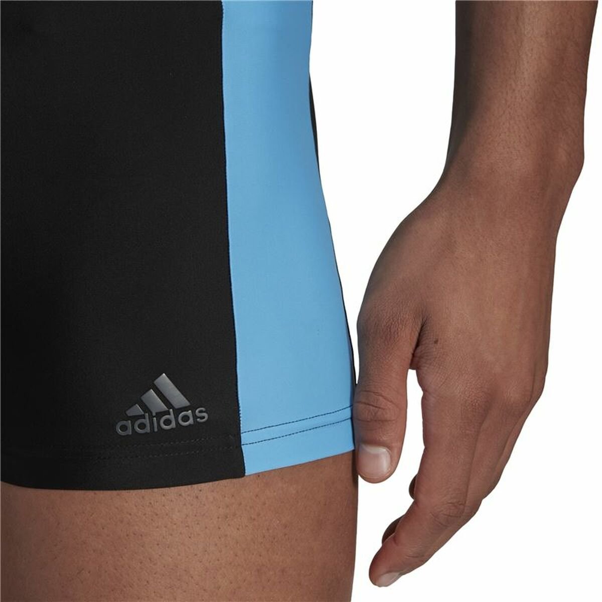 Men’s Bathing Costume Adidas Three-second Black - Image 5