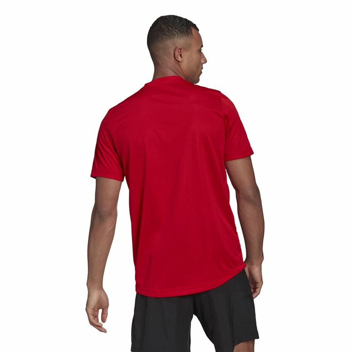 Men’s Short Sleeve T-Shirt Aeroready Designed To Move Adidas Designed To Move Red - Image 7